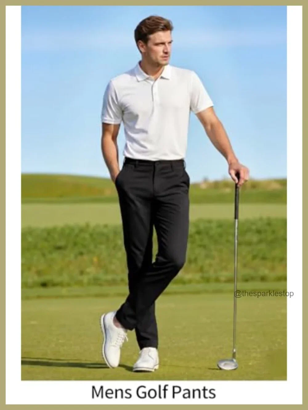 Slim Fit Stretch Chinos Dress Pants Men Business Casual Khakis Lightweight Twill